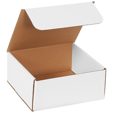 Bsc Preferred 9 x 9 x 4'' White Corrugated Mailers, 50PK BUY00014875